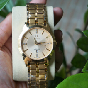 Đồng Hồ Đeo Tay OmeGa kính sapphire (mạ vàng) Đồng hồ đeo tay giá rẻ
