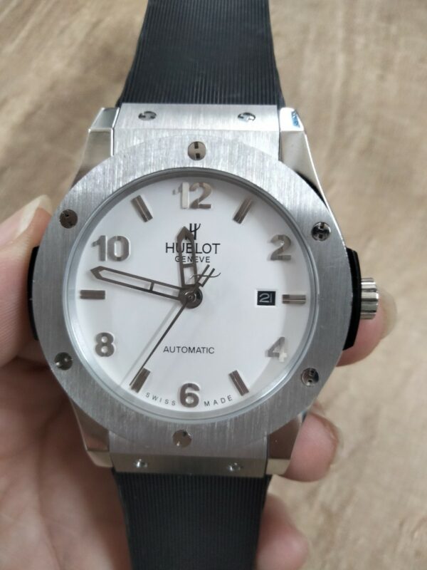 Đồng Hồ Đeo Tay HUBLOT AUTOMATIC (màu bạc) Đồng hồ đeo tay dưới 1 triệu Bán đồng hồ Hublot chính hãng cũ 4