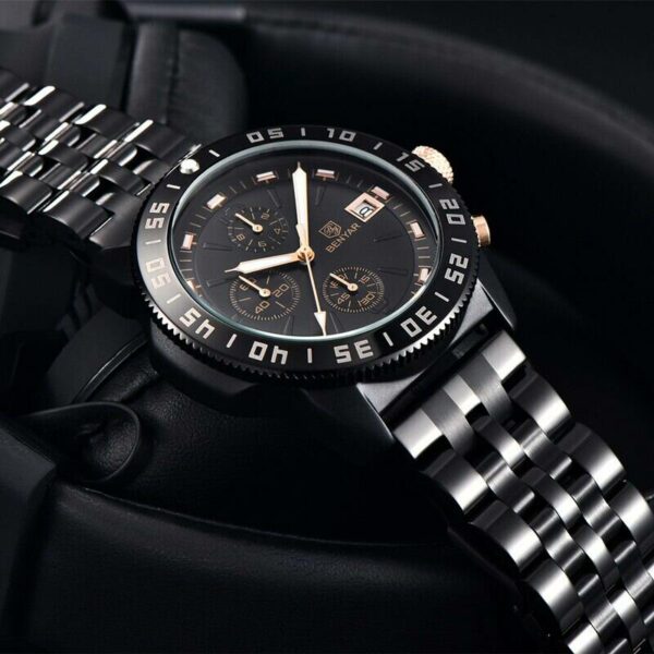 BENYAR Brand Fashion Sports Watch Luxury Military Quartz Wristwatches Waterproof Chronograph Calendar Clock For Men Reloj Hombre  